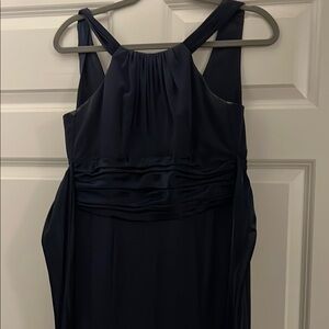 Elegant Navy Blue Evening Dress